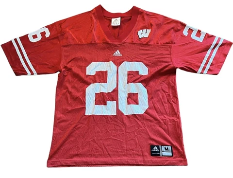 Adidas Wisconsin Badgers Zach Hampton #26 NCAA Men’s Football Jersey Size Medium Cover