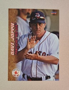 2013 CHOICE PAWTUCKET RED SOX DAVE JOPPIE #30
