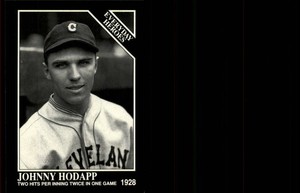 1992 Conlon TSN Baseball Card #538 Johnny Hodapp