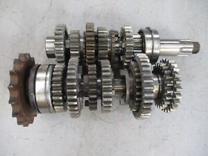 YAMAHA RD400 RD 400 COMPLETE TRANSMISSION GEARS SHAFTS NICE BEAUTIFUL