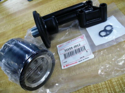 32155-2012 GENUINE KAWASAKI OIL FILTER ADAPTER 11061-2222 O-RING & FILTER FJ180V - Image 1 of 4