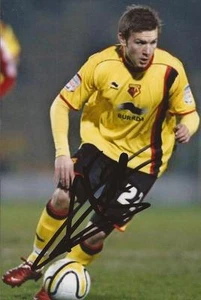 WATFORD: ANDREAS WEIMANN SIGNED 6x4 ACTION PHOTO+COA - Picture 1 of 1