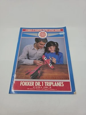 Fokker Dr. 1 Triplane Build-It-Yourself Paper Cutout Model by Peter A. Zorn 1982 - Image 1 of 4