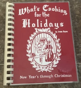What’s Cooking For The Holidays - Irene Hayes Kentucky Cookbook - Signed - Picture 1 of 4