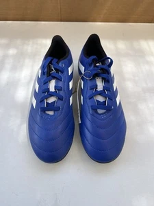 Adidas Goletto VIII FG J Soccer Cleats GW6162 Kids Size 5.5 Blue White - Picture 1 of 8