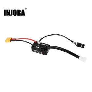 INJORA Waterproof Micro Brushless ESC & Programming Card fr TRX4M Ascent18 SCX24 - Picture 1 of 6
