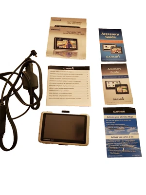 Garmin Nuvi 1300 Series GPS Travel Navigator Bundle w/ Manual - Image 1 of 4