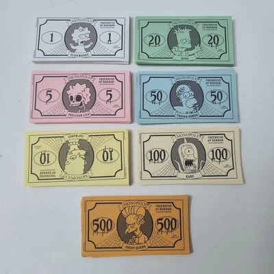 Dollar Bills Simpson’s Monopoly Treehouse Of Horror Collector’s  Edition  - Image 1 of 2