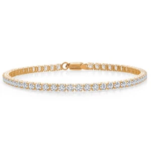 2.00 Cttw 14K Gold Lab Grown Diamond Tennis Bracelet | Available in 6.5, 7, - Picture 1 of 6