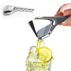 Lemon Squeezer Stainless Steel,Handheld Citrus Squeezer with Built-in Straine... - Picture 1 of 6