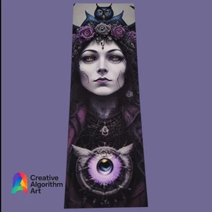 Oracle of the Violet Eye Bookmark – Gothic Fantasy Art👁️  - Picture 1 of 1