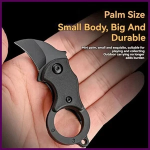 NUEVO Mini Llavero Navaja de Bolsillo Acero Inoxidable Camping Pequeño Mini Cuchillo Portátil - Imagen 1 de 27