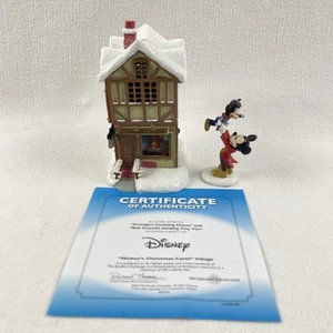 Hawthorne Village Mickey’s Christmas Carol Scrooge’s Counting House Tiny Tim - Picture 1 of 14