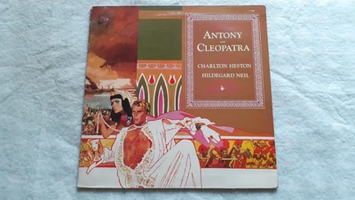 CHARLTON HESTON   "ANTONY AND CLEOPATRA"   VINYL SOUNDTRACK LP RECORDS - Image 1 of 4