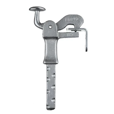 POLLMANN BAUBESCHLÄGE Torfeststeller zum Einbetonieren Bodenmontage mit Schließwinkel verzinkt