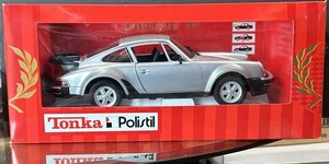 1:16 Tonka Polistil Porsche 911 Turbo Silver, New in original box, NIB - Picture 1 of 8