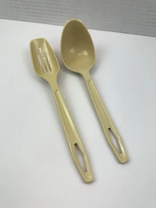2 pc VTG King Kraft Nylon Plastic Kitchen Utensils Cooking Spoons Blue Lot USA - Picture 1 of 7