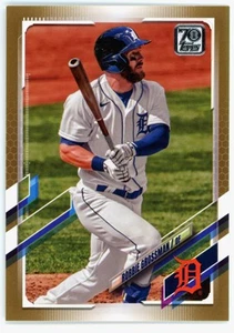 Topps Gold #509 2021 #/2021 Robbie Grossman Detroit Tigers - Imagen 1 de 2