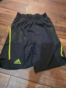 Adidas 2-in-1 Next Level Primeblue Pantaloncini da Tennis Nero/Giallo (GP9482) SMALL - Foto 1 di 2