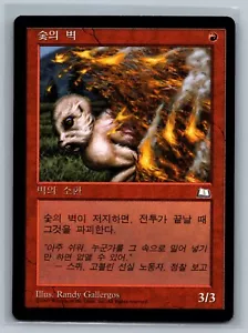 Magic The Gathering KOREAN Weatherlight Cinder Wall MTG TCG CCG - Picture 1 of 2