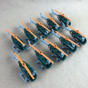 Matchbox Rescue Helicopter Green MBX Mountain II 1:64 Diecast Car Lot of 10 - Picture 1 of 8