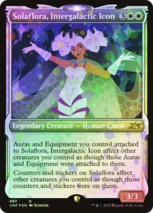 MTG FOIL Solaflora, Icono Intergaláctico Escaparate Galaxy Foil - Unfinity #497 - Imagen 1 de 1