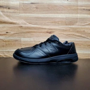 New Balance 813 schwarze Leder Wanderschuhe Turnschuhe Damengröße 10 - Bild 1 von 12