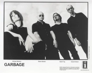 Garbage Shirley Manson Butch Vig Marker Erikson 2001 Band Original 8x10 Photo - Picture 1 of 1