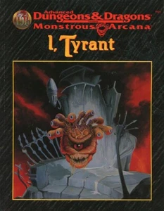 I, TYRANT w/POSTER EXC+! MONSTROUS ARCANA D&D Dungeons Dragons Module Beholder - Picture 1 of 3