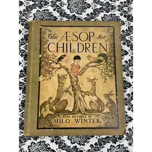 The Aesop for Children 1919 With Pictures by Milo Winter First 1st Edition  - Picture 1 of 13