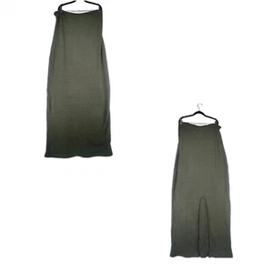 Yitty Fabletics Dress Womens 2X Green Pet Me Strapless Lounge Comfy Sherpa NWT - Picture 1 of 8