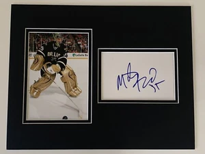 "Foto enmarañada autografiada firmada NHL LEGEND MARTY TURCO con corte 11""x14" - Imagen 1 de 1