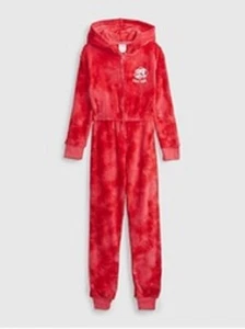 NWT Gap Kids Girls Cozy Fleece Pajamas Disney Minnie Mouse Xmas Large 10 - Picture 1 of 2