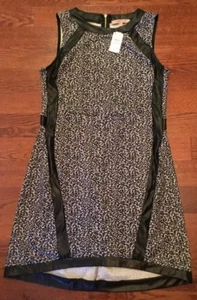 New Casual Couture by Green Envelope Black White Sleeveless Dress Women's Medium - Picture 1 of 6