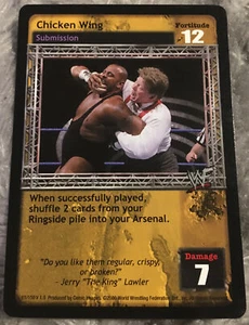 WWF Raw Deal Chicken Wing Silver Logo Card 61/150 v.1 Comic Images 2000 - Picture 1 of 2