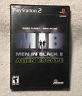 Men In Black Ii Alien Escape (Sony Playstation 2, 2002) Bk Comp W/ Some Ps3 Read