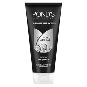 POND'S Bright Miracle Detox Glow Facewash 10X Power of Activated Charcoa 200gm - Picture 1 of 5