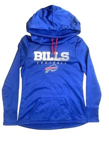 Buffalo Bills Sweatshirt Adult Small Blue Therma Base Majestic Football NFL Mens - Picture 1 of 6