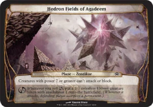 Tarjetas mágicas Hedron Fields of Agadeem (gran tamaño) Planechase 2012 Magic Cards DJMagic - Imagen 1 de 1