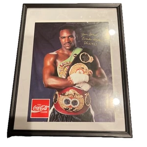 Boxer Evander Holyfield Signed 9x11 Color Print in Excellent Condition - Picture 1 of 4