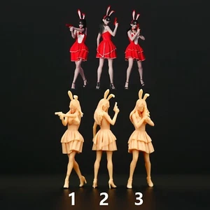 1:64 1:43 Rabbit Girl Killer Miniature Figure Model For Cars Vehicles - Picture 1 of 8