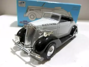 Liberty Classics 1/25 Die-Cast State Patrol 1937 Chevrolet Roadster Bank - Picture 1 of 5