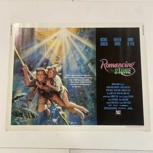 1984 ROMANCING THE STONE 22x28 ROLLED UNUSED ORIGINAL HALF SHEET MOVIE POSTER - Picture 1 of 6
