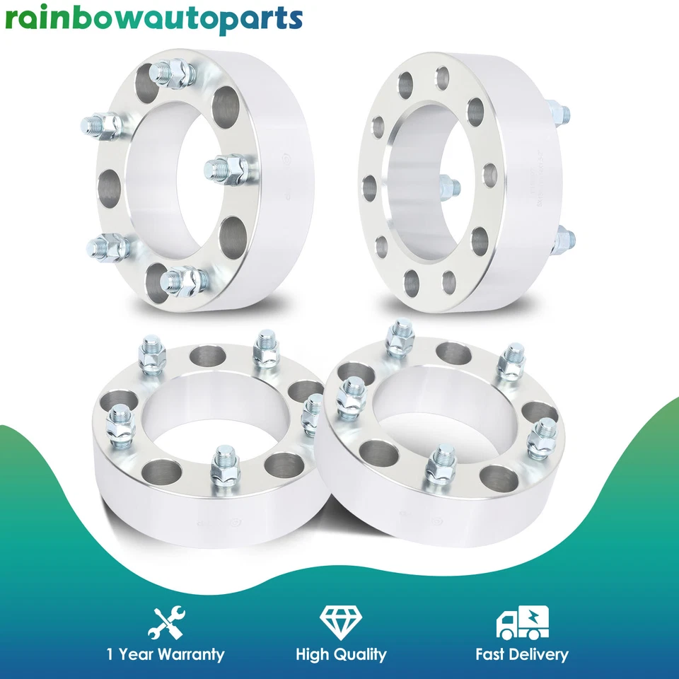 4PC 2" Wheel Spacers 5x150 14x1.5 for Toyota Tundra Sequoia Lexus LX470 LX570 - Image 1 of 4