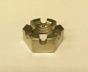 Titanium Rear Wheel Axle Nut Kawasaki KX250 KX125 KX 250 M18 1.5 Castle - Picture 1 of 1