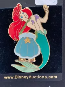 Disney Auktionen Rucksäcke & Geldbörsen Ariel Flunder The Little Mermaid Pin LE 100 - Bild 1 von 2