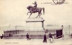 CPA 50 CHERBOURG Statue de NAPOLEON 1er & Rade avec Escadre militaire navale1916