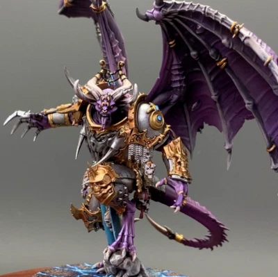 Daemon Prince Warhammer Slaves to Darkness Chaos AOS Presale Painted Miniatures - Image 1 of 4