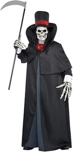 Amscan Dapper Death Grim Reaper Skeleton Adult Mens Halloween Costume 844226 - Picture 1 of 3