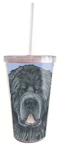 Newfoundland Tumbler with Straw, Double Wall, 16 Ounces Acrylic Tumbler, BPA-Fre - Picture 1 of 2